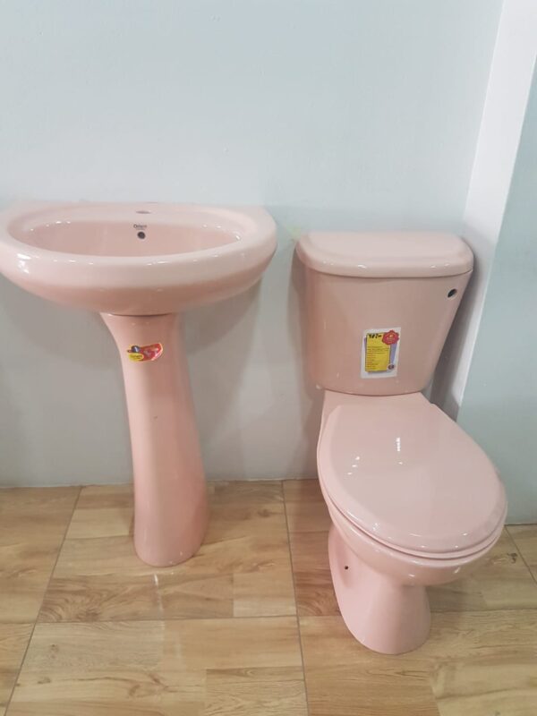 Orient Close-Coupled Toilet – Full Set (Pink)