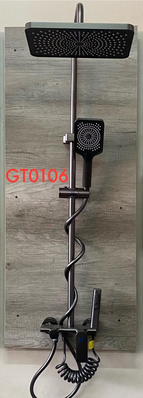 9 Gunmetal Grey Smart Rainfall Shower System