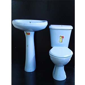Orient Close-Coupled Toilet – Full Set (Blue)