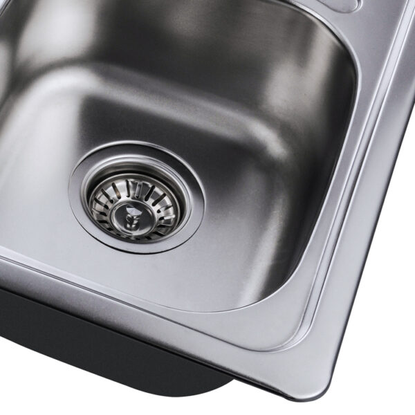 Rectangular Triple Bowl Stainless Steel Sink (Standard Triple Basin)