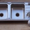 Double-Bowl-Single_with-Bin-600x363 Rectangular Double Bowl with Side Bin and Knife Holder (Drainage Kit Included)