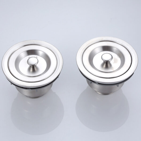 Rectangular Double Bowl Stainless Steel Sink (Dasen Model - Drainage Kit Included)