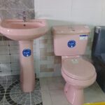 Frencia CC 001 PINK-3 Frencia BO00001 Close-Coupled Toilet – Full Set (Pink)