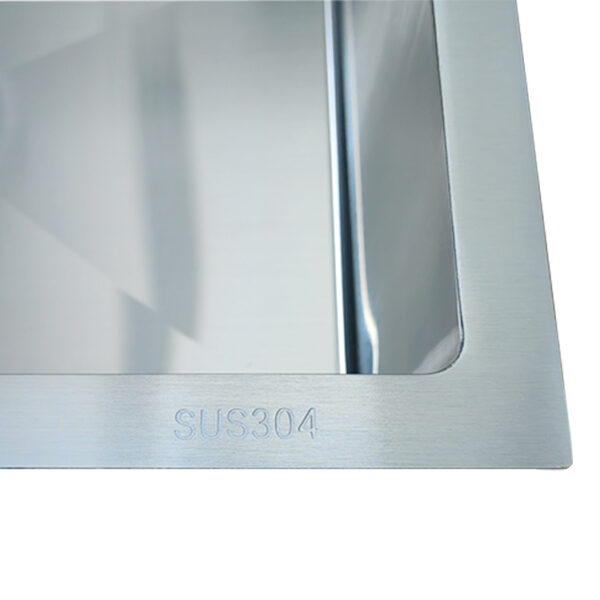 Stainless Steel Rectangular Single Bowl Kitchen Sink (Drainage Kit Included)