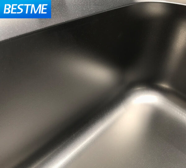 Rectangular Double Bowl Double Drain Stainless Steel Sink (Sunburst Design - Drainage Kit Included)