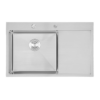 H3c8dc85f260545a09ffcb2629d7cc3d5D Rectangular Single Bowl Single Drain Stainless Steel Sink (Drainage Kit Included)