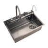Premium Nano-Finish Waterfall Smart Sink Station (With Glass Rinser)