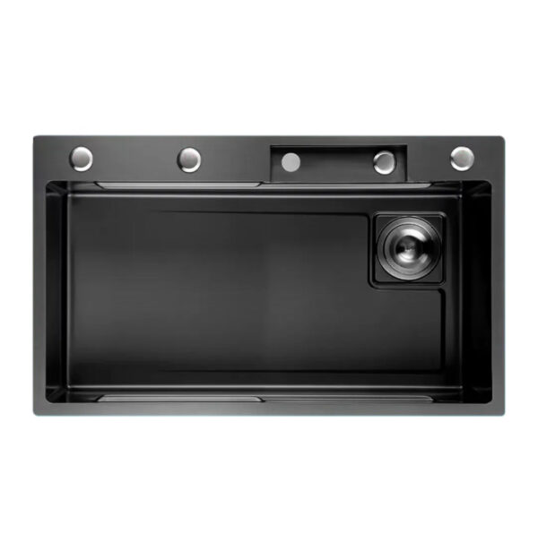 Multifunctional Single Bowl Kitchen Workstation Sink (Complete Accessories Kit)