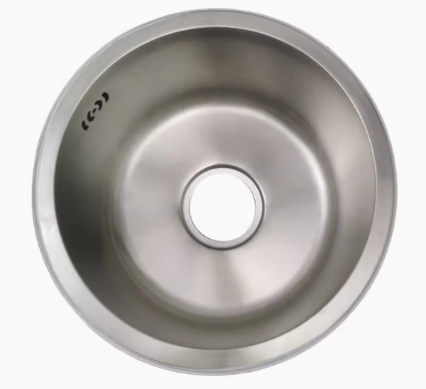 H6743acd2d3274b6a8195032fede1c4a7D Round Single Bowl Stainless Steel Prep Sink