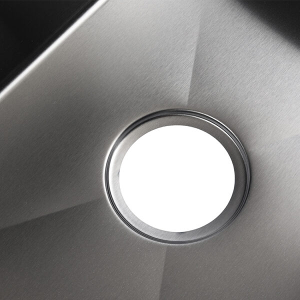 Matte Black Rectangular Single Bowl Kitchen Sink (Drainage Kit Included)