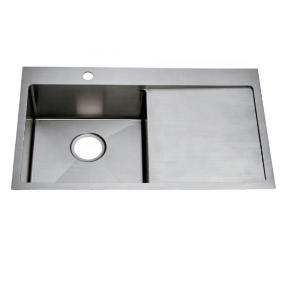 Hbbd6a23460b041a7b839bd2d5f5f05a2r Rectangular Single Bowl Single Drain Stainless Steel Sink (Drainage Kit Included)