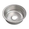 Hbd502c8176d04f05a9246edcf0527abat Round Single Bowl Stainless Steel Prep Sink