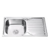 Rectangular Single Bowl Single Drain Stainless Steel Sink (Drainage Kit Included)