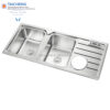 Hd020590bc24b4d979b64b6ccc9292e339 Rectangular Double Bowl with Side Bin and Knife Holder (Drainage Kit Included)