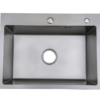 Grey Rectangular Single Bowl Kitchen Sink (Drainage Kit Included)