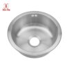 Hfb24677f405946748c98812d7f53315eL Round Single Bowl Stainless Steel Prep Sink