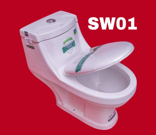 Sawa SW01 One-Piece Toilet – Full Set