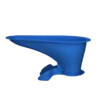 Plastic Asian Toilet 4 SATO Blue Hygiene Pan – Plastic Asian Toilet