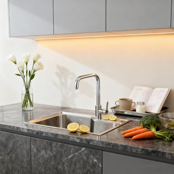 Stainless Steel Single Bowl Kitchen Sink(Drainage Kit Included)