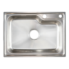 Stainless Steel Single Bowl Kitchen Sink(Drainage Kit Included)