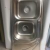 Rectangular Double Bowl Single Drain Stainless Steel Sink (Drainage Kit Included)