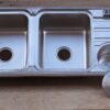 WhatsApp Image 2026-01-08 at 19.51.05 Rectangular Double Bowl with Side Bin and Knife Holder (Drainage Kit Included)
