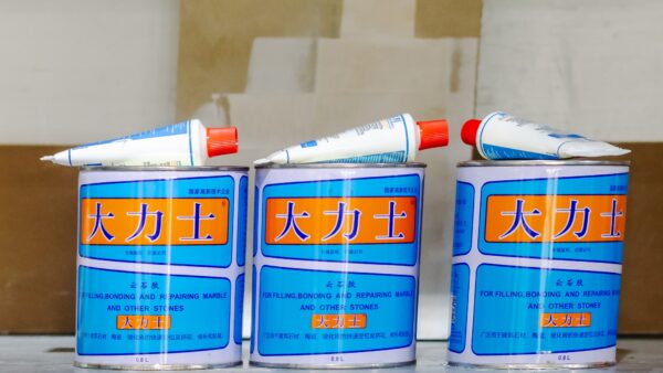 glue(3) Granite Glue & Hardener | Professional Repair and Installation For Marble and Granite (0.8L)