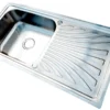 Rectangular Single Bowl Single Drain Stainless Steel Sink (Drainage Kit Included)