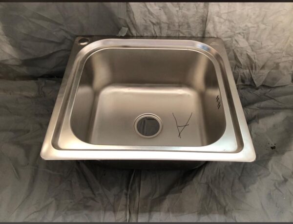 sb02 Stainless Steel Square Single Bowl Kitchen Sink(Drainage kit included))