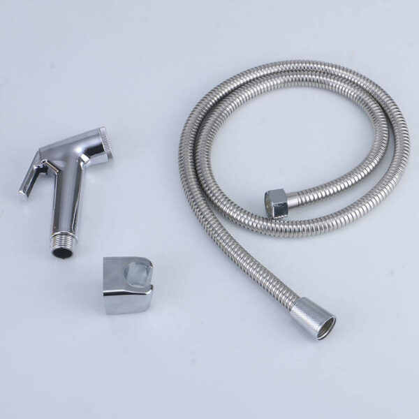 EG7002M – Premium bidet spray (SS304) With 1.5m Hose-Mirror 12 Arabic Shower / Handheld Bidet Spray Set Stainless Steel Handheld Shattaf with 1.5m Hose