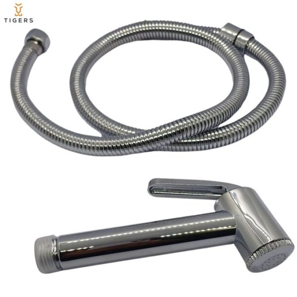 EG7002M – Premium bidet spray (SS304) With 1.5m Hose-Mirror 2 Arabic Shower / Handheld Bidet Spray Set Stainless Steel Handheld Shattaf with 1.5m Hose