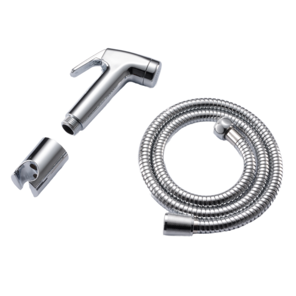 EG7002M – Premium bidet spray (SS304) With 1.5m Hose-Mirror 9 Arabic Shower / Handheld Bidet Spray Set Stainless Steel Handheld Shattaf with 1.5m Hose