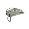 N001 ( BY 250 Single Corner Shelf With Towel Bar ) Single Corner Shelf With Towel Bar | Stainless Steel Wall-Mounted Shower Organizer