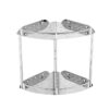 Double Corner Shelf | Dual-Tier Stainless Steel Wall-Mounted Shower Rack