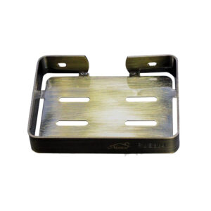 N092-AB ( ZD006 – SS304 Soap Dish ( 135 x 97MM) – Antique Brass ) SS304 Antique Brass Soap Dish | Premium Stainless Steel Wall-Mounted Holder