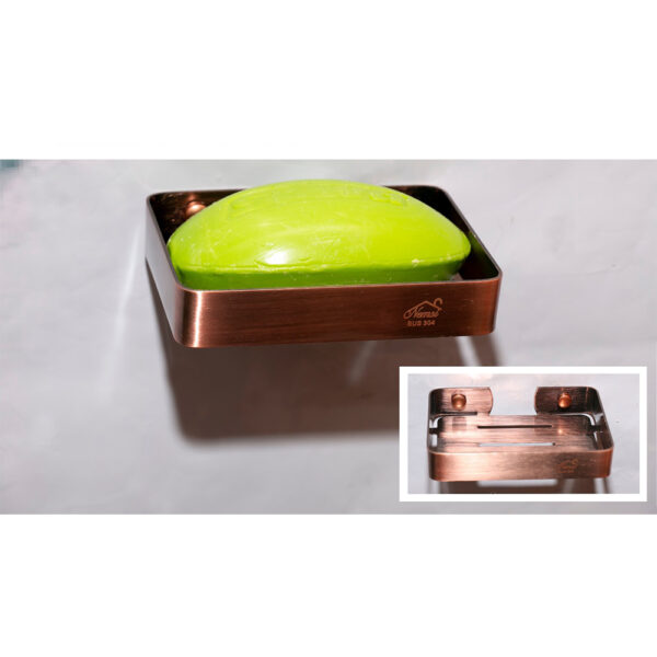 SS304 Antique Copper Soap Dish | Premium Stainless Steel Wall-Mounted Holder