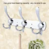 Mirror Finish 3-Hook Rail | Double-Sided High-Capacity Wall Hanger