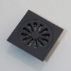 Square Floor Strainer | Matte Black Decorative Drainage Grate