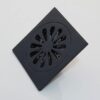 Square Floor Strainer | Matte Black Decorative Drainage Grate