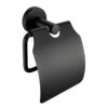 High Density Black Tissue Holder | Heavy-Duty Wall-Mounted Paper Organizer