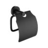 High Density Black Tissue Holder | Heavy-Duty Wall-Mounted Paper Organizer