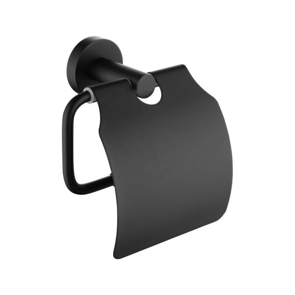 High Density Black Tissue Holder | Heavy-Duty Wall-Mounted Paper Organizer