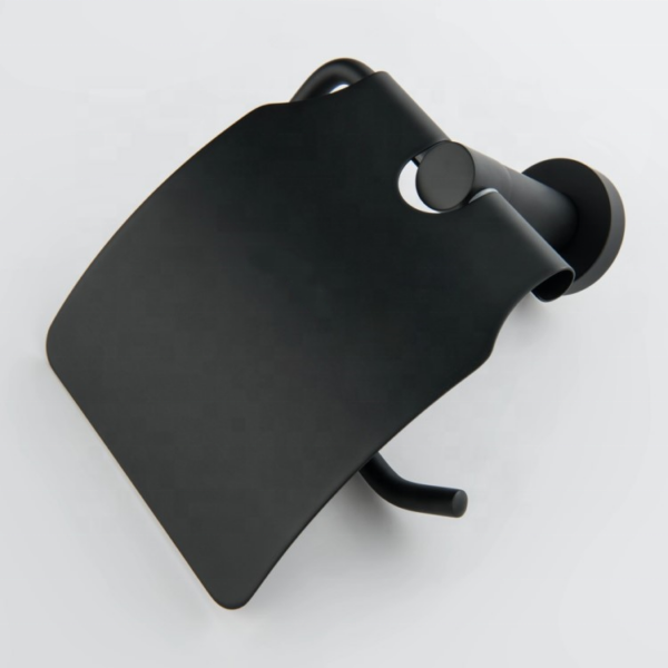 High Density Black Tissue Holder | Heavy-Duty Wall-Mounted Paper Organizer