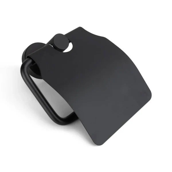 High Density Black Tissue Holder | Heavy-Duty Wall-Mounted Paper Organizer