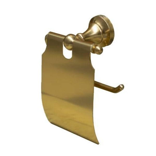 High Density Gold Tissue Holder | Premium Wall-Mounted Paper Organizer