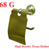High Density Gold Tissue Holder | Premium Wall-Mounted Paper Organizer