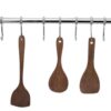 Kitchen Movable 8 Hooks Bar | Stainless Steel Sliding Utility Rail