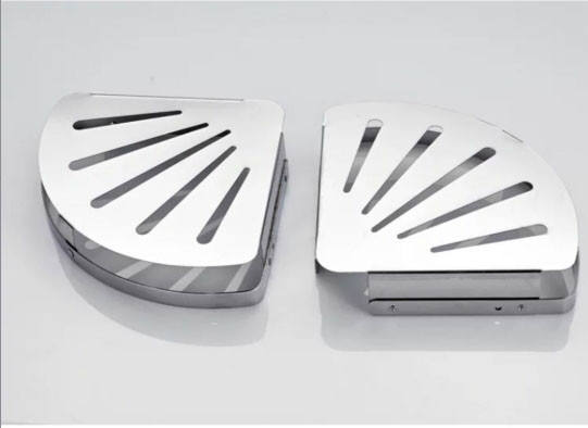 Triple Corner Shelf | 3-Tier SS201 Stainless Steel Wall-Mounted Shower Rack