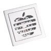 Heavy-Duty Square Floor Strainer | Polished Apple-Pattern Drainage Grate