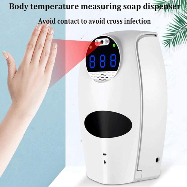 N256 – Dual Use Automatic Soap Dispensers and Temperature Sensor – 800ml (5) 500ml Dual Use Automatic Soap Dispenser and Temperature Sensor | Touchless Health Shield